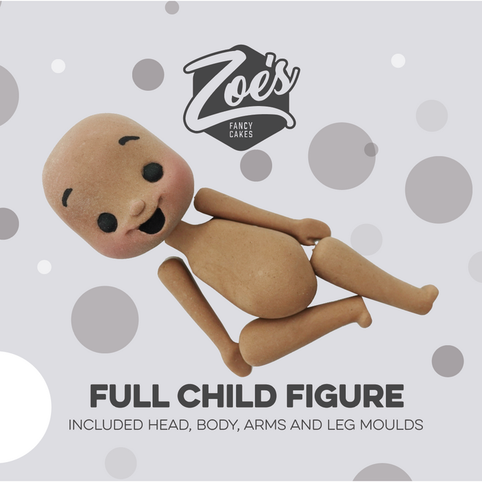 Cake Topper Child Figure Mould by Zoe's Fancy Cakes - Child - EX DEMO / CLASS