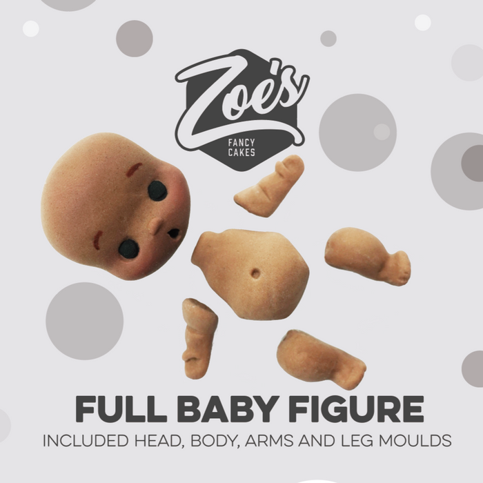 Cake Topper Baby Figure Mould by Zoe's Fancy Cakes - Baby - EX DEMO