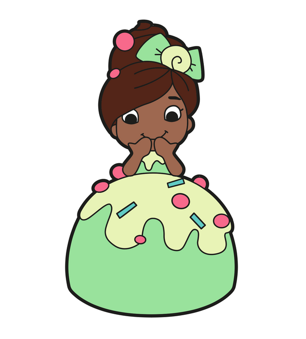Zoe's Fancy Cakes Doll Pin - Green