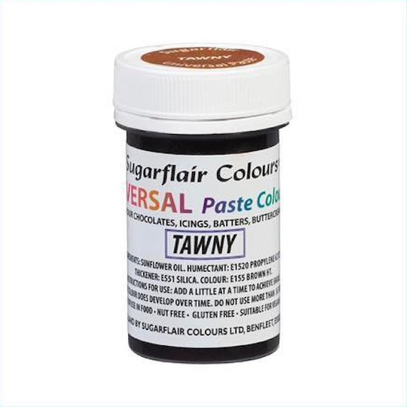 Sugarflair - Universal Paste Colour -  Tawny