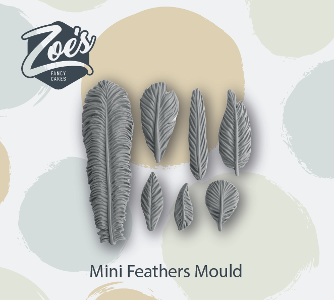 Cake Topper Mini Feather Mould by Zoe's Fancy Cakes - EX DEMO / CLASS