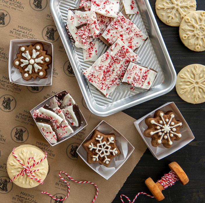 Snowflake Cookie Stamps - Silver - Nordic Ware