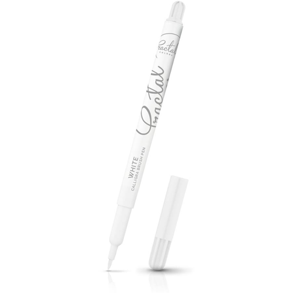 Fractal - Calligra Brush Pen - White