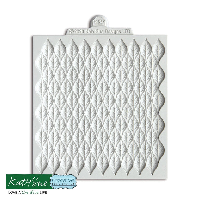 Katy Sue - Seamless Scandi Leaves Silicone Mould