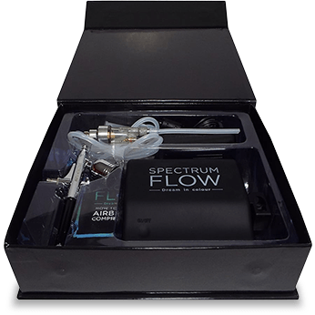 Spectrum Flow - Airbrush & Compressor Kit