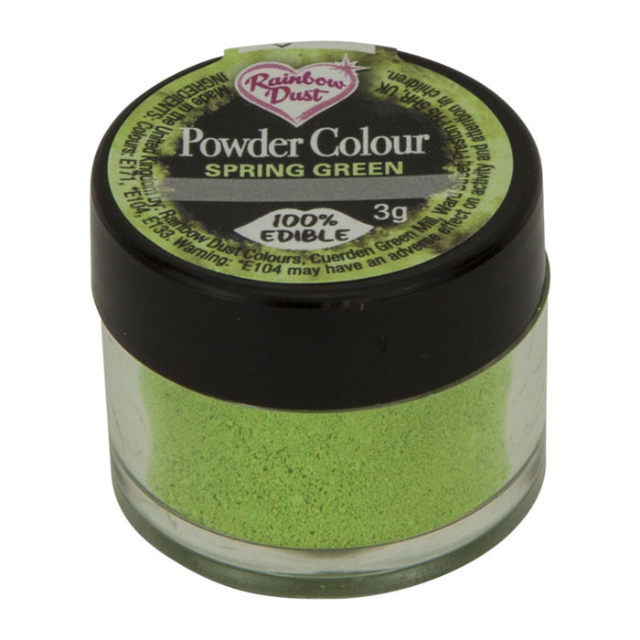 Rainbow Dust Spring Green Edible Powder
