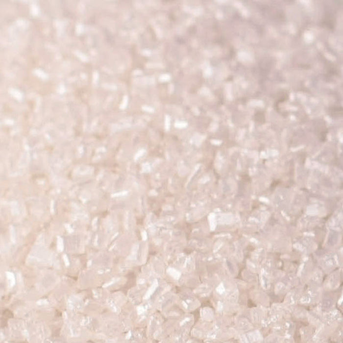 Rainbow Dust Sugar Crystals Pearlescent White