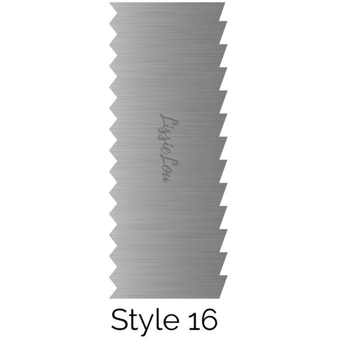 Lissie Lou - Style 16 Metal Double Edged Cake Scraper