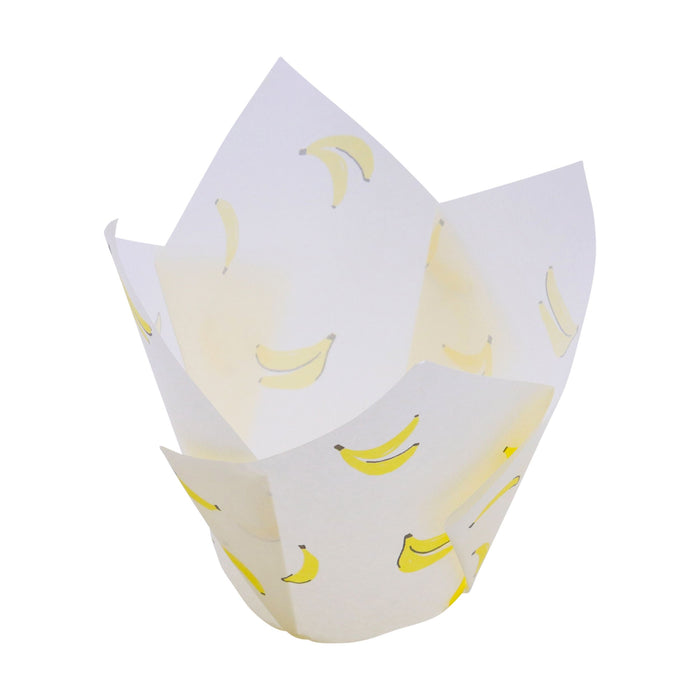 Tulip Muffin Cases – Banana PK/24