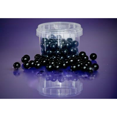 Purple Cupcakes - Black Sugar Pearls - 10mm