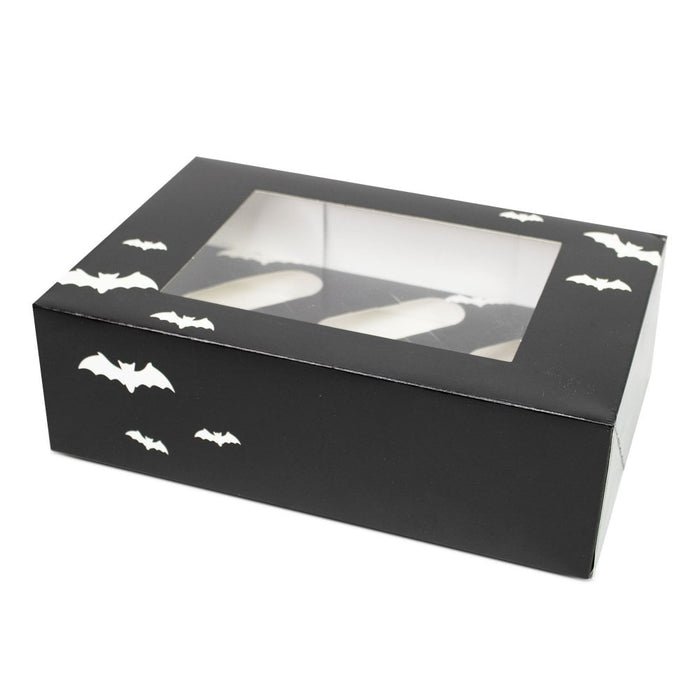 Halloween Bat Design Cupcake Box
