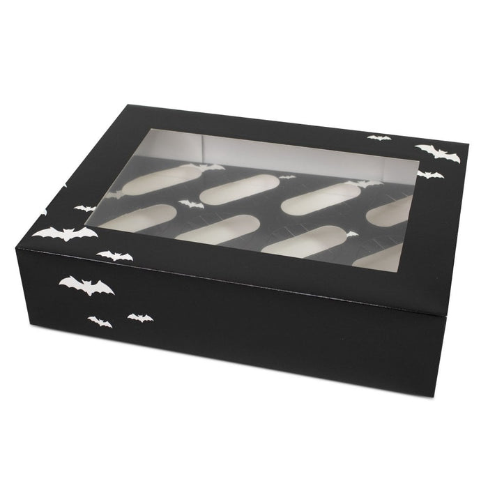 Halloween Bat Design Cupcake Box