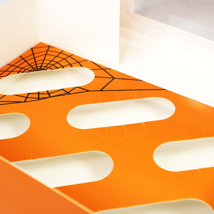 Halloween Cobweb Design Cupcake Box