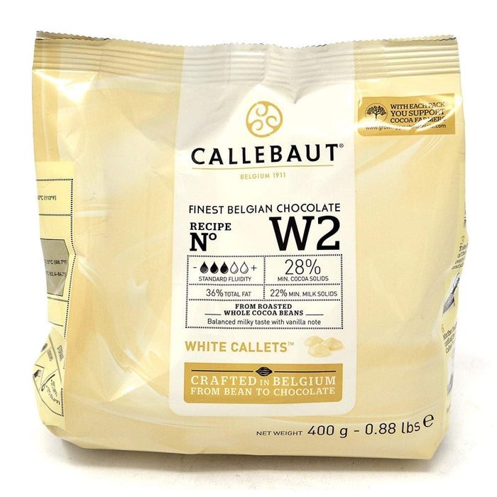 Callebaut - White Chocolate - W2 - 400g Callets