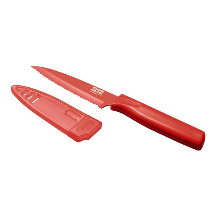 Kuhn Rikon - Serrated Knife Red