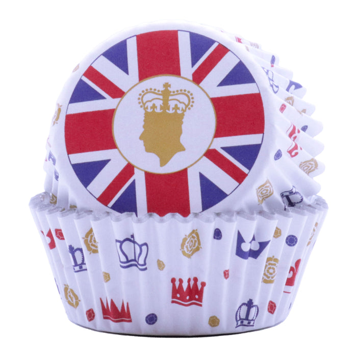 Coronation Foil Lined Cupcake Cases PK/30