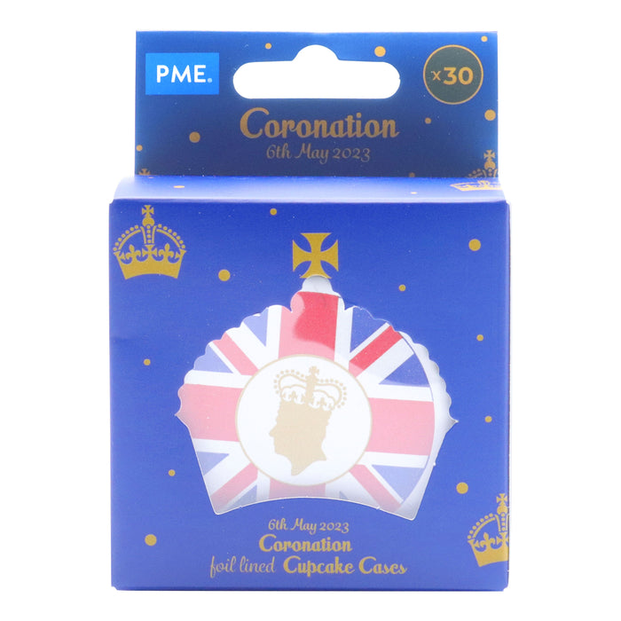Coronation Foil Lined Cupcake Cases PK/30