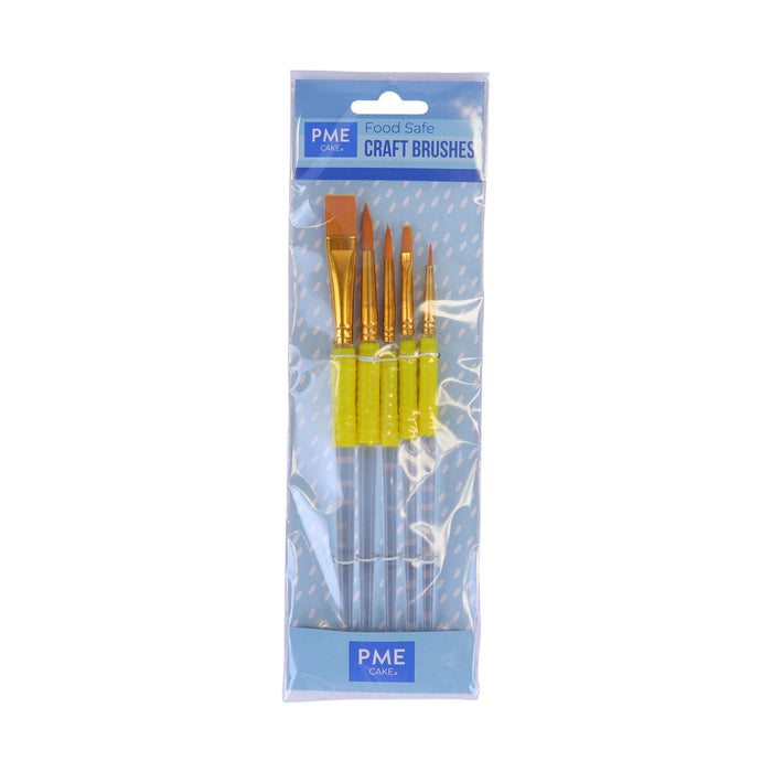 PME Craft Brushes - set of 5 (mix)