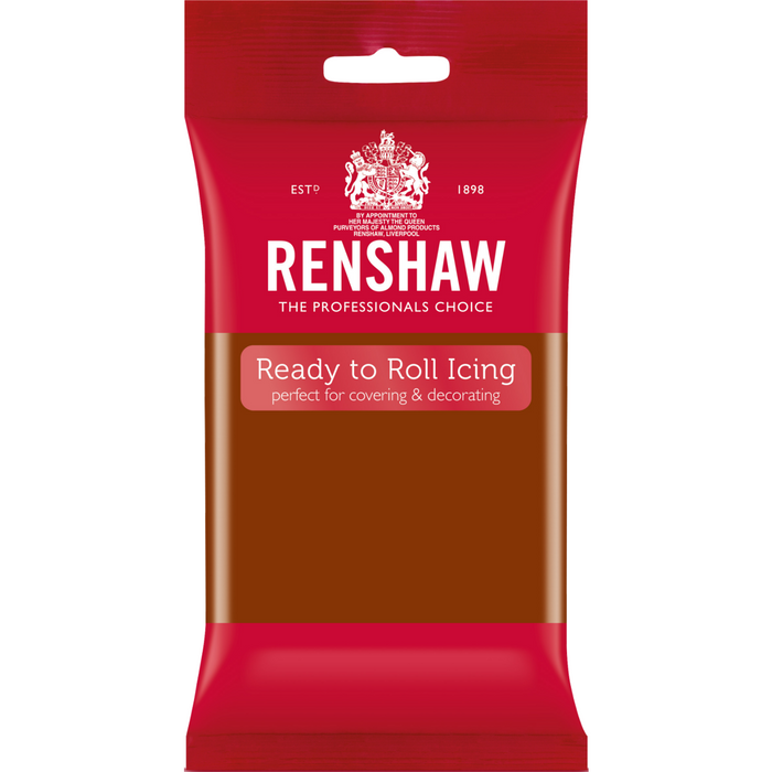 Renshaw - Ready To Roll Dark Brown Sugar Paste - 250g