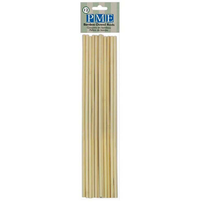 PME - Bamboo Dowel Rods (12/Pk)