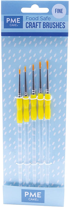 PME Fine Craft Brushes - set of 5