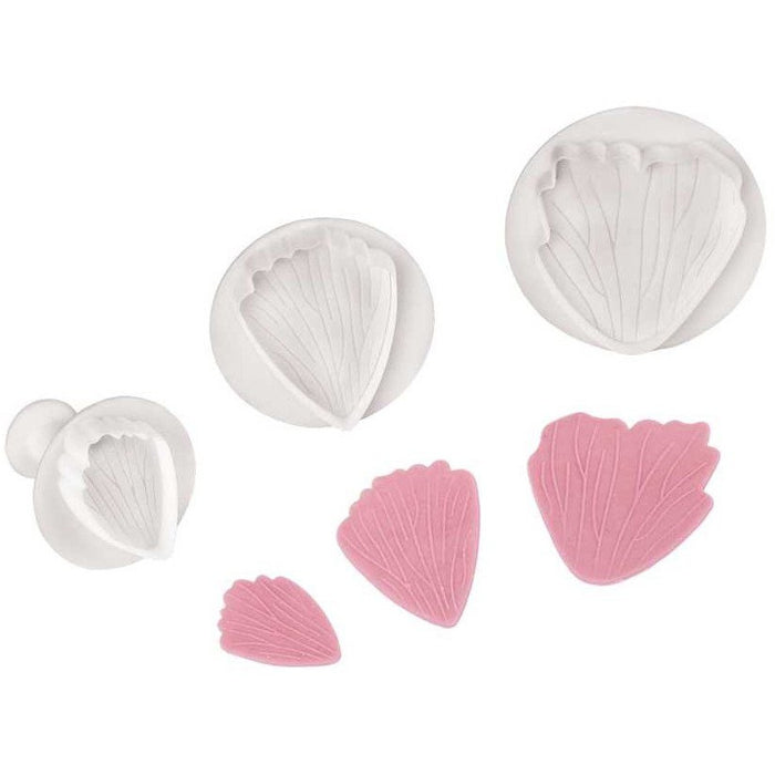 PME Floral Plunger Cutter - Peony set of 3