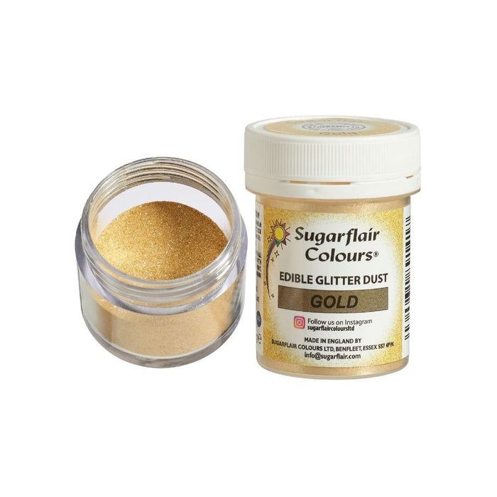 Sugarflair Gold Edible Glitter Lustre Dust