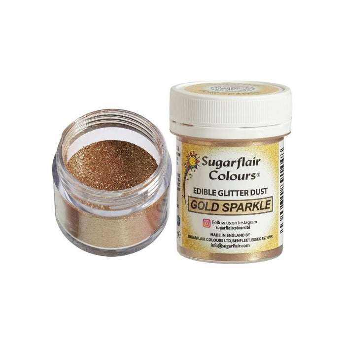 Sugarflair Gold Sparkle Edible Glitter Lustre Dust