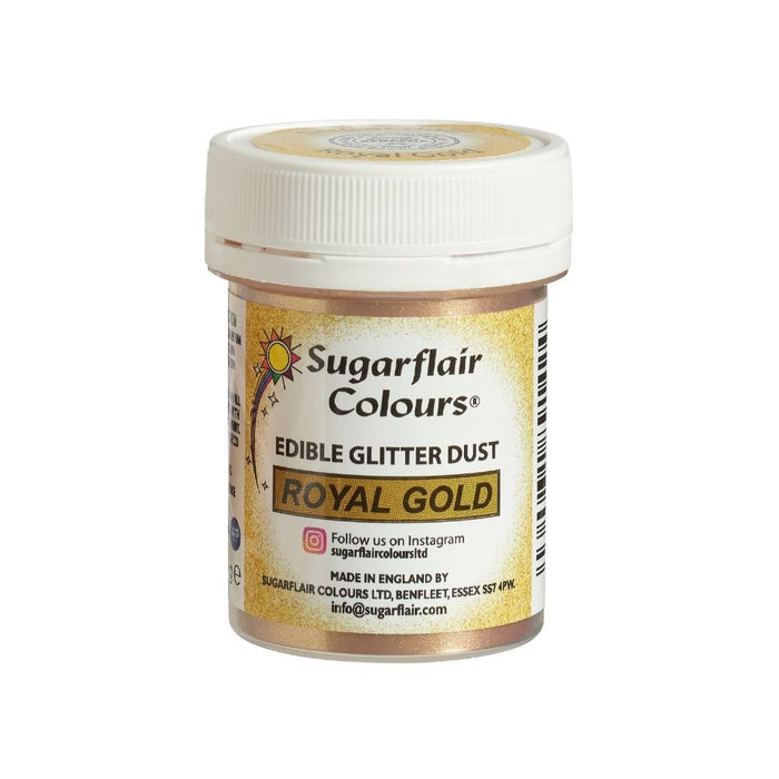 Sugarflair Royal Gold Edible Glitter Lustre Dust