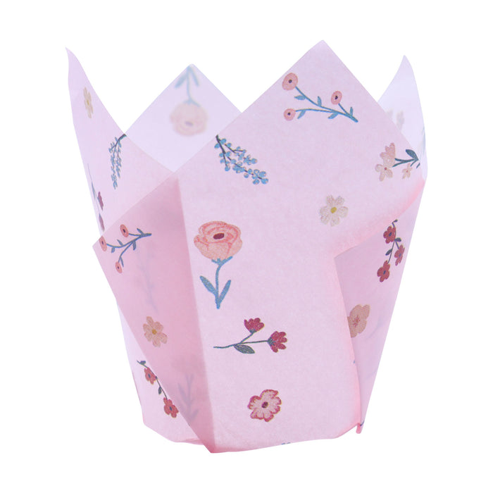Tulip Muffin Cases – Isolated Blooms PK/24