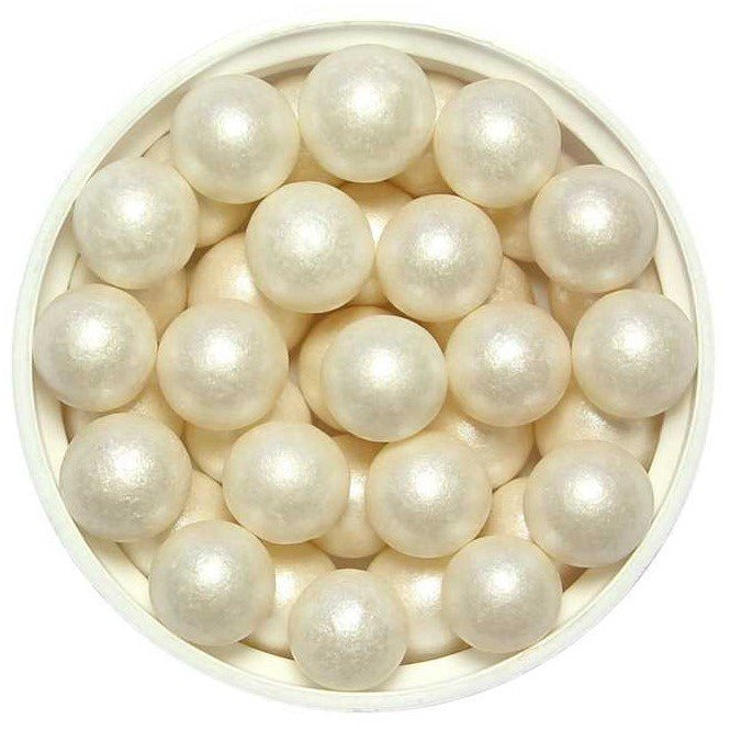 PME Large White Sugar Pearls