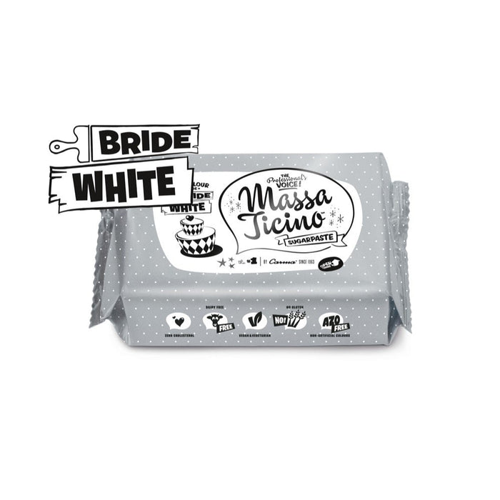 Massa Ticino Sugarpaste - Bride White