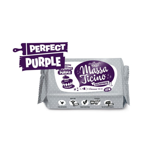 Massa Ticino Sugarpaste - Perfect Purple