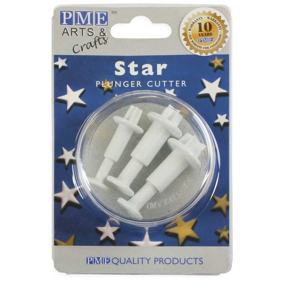 PME Star Plunger Cutter Set Of 3 — Zoe's Fancy Cakes