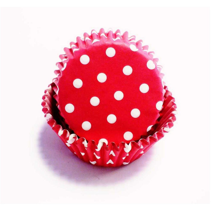 PME Pink Polka Dot Cupcake Cases