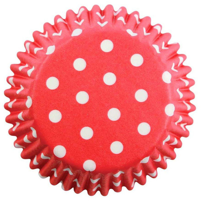 PME Red Polka Dot Cupcake Cases
