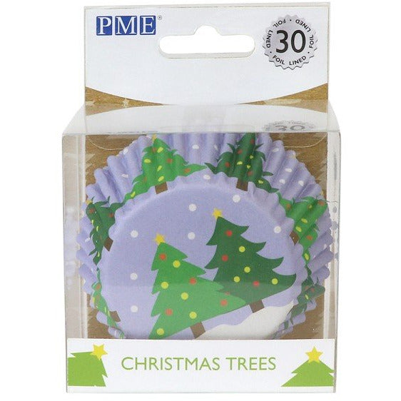 PME Christmas Trees Cupcake Cases
