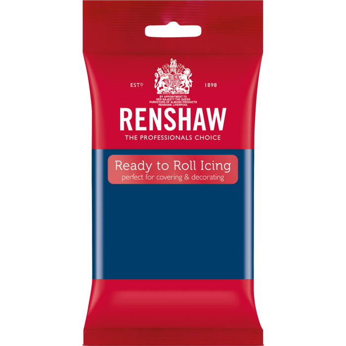 Renshaw - Ready To Roll Sapphire Blue Sugar Paste - 250g