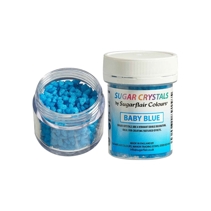 Sugarflair Baby Blue Sugar Crystals 40g