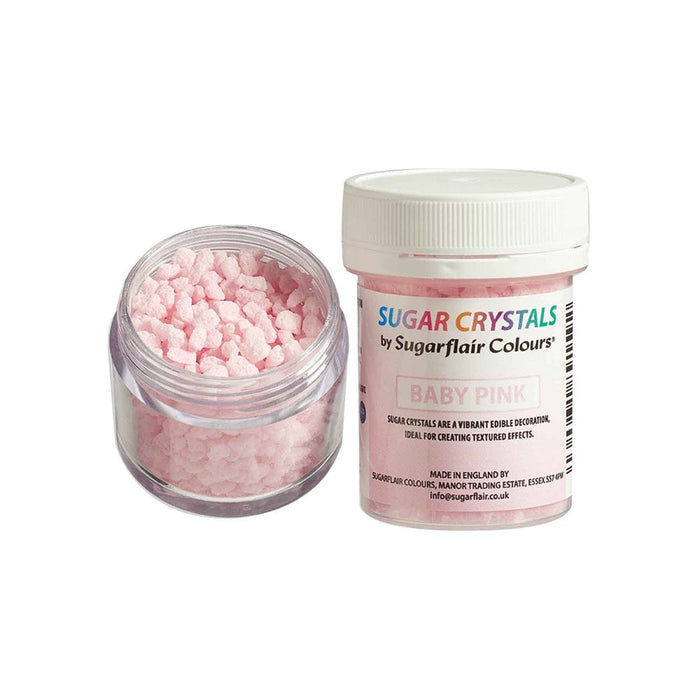 Sugarflair Baby Pink Sugar Crystals 40g