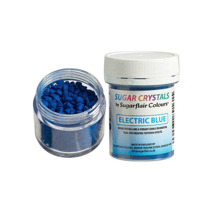 Sugarflair Electric Blue Sugar Crystals 40g