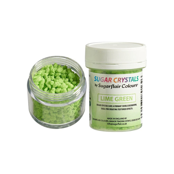 Sugarflair Lime Green Sugar Crystals 40g