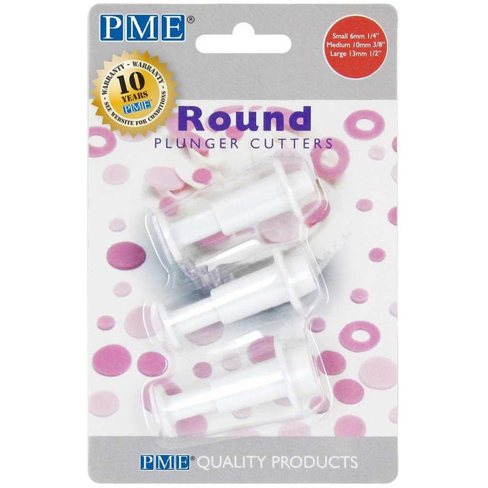 PME Round Plunger Cutter - Set Of 3