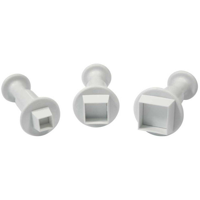 PME Square Plunger Cutters - Set Of 3