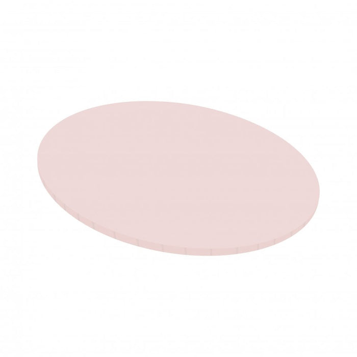 Baby Pink Round Matt Masonite Cake Board 5mm Thick