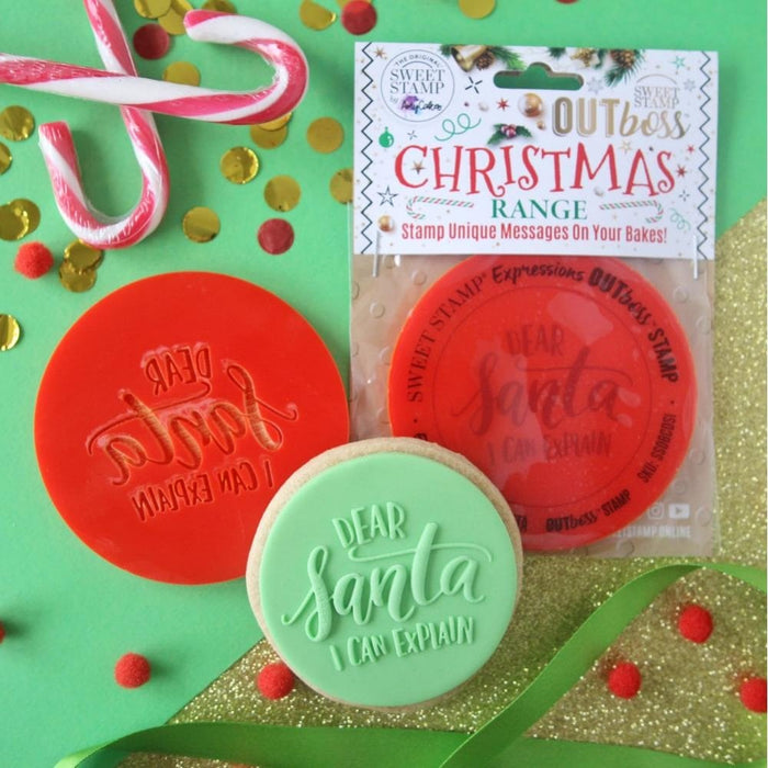 Sweet Stamps - OUTboss Christmas Range - Dear Santa I Can Explain