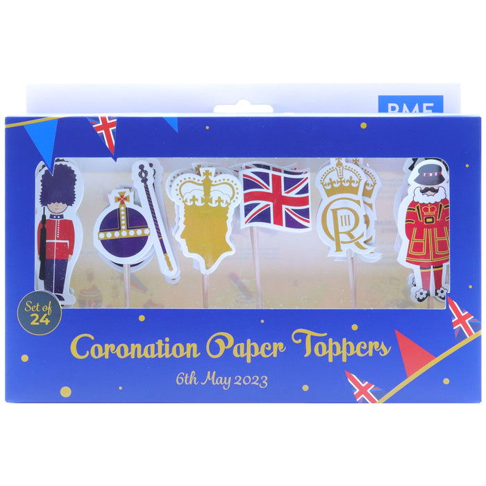 Coronation Paper Toppers