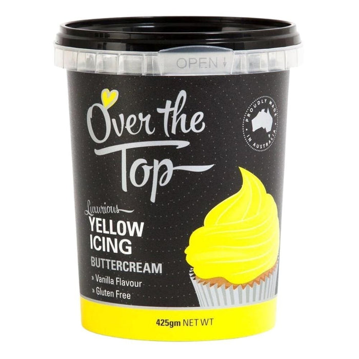 Over The Top Yellow Buttercream 425g
